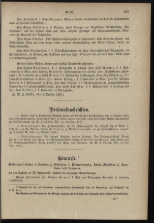 Post- und Telegraphen-Verordnungsblatt für das Verwaltungsgebiet des K.-K. Handelsministeriums 18971021 Seite: 3