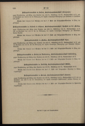 Post- und Telegraphen-Verordnungsblatt für das Verwaltungsgebiet des K.-K. Handelsministeriums 18971110 Seite: 4