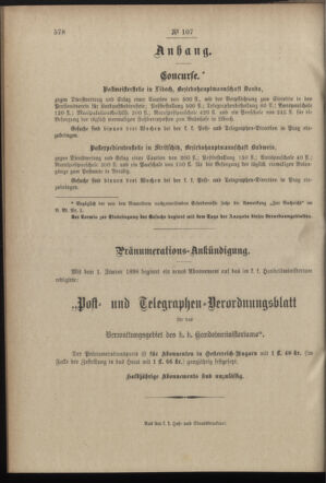 Post- und Telegraphen-Verordnungsblatt für das Verwaltungsgebiet des K.-K. Handelsministeriums 18971206 Seite: 4