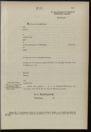 Post- und Telegraphen-Verordnungsblatt für das Verwaltungsgebiet des K.-K. Handelsministeriums 18971229 Seite: 7