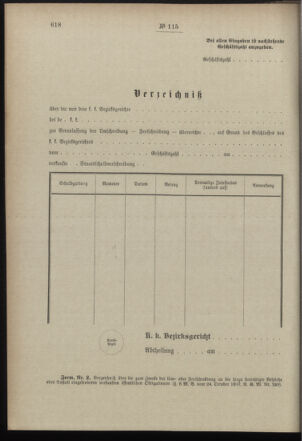 Post- und Telegraphen-Verordnungsblatt für das Verwaltungsgebiet des K.-K. Handelsministeriums 18971229 Seite: 8