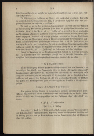 Post- und Telegraphen-Verordnungsblatt für das Verwaltungsgebiet des K.-K. Handelsministeriums 18980101 Seite: 4