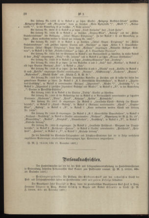 Post- und Telegraphen-Verordnungsblatt für das Verwaltungsgebiet des K.-K. Handelsministeriums 18980110 Seite: 4