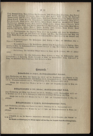 Post- und Telegraphen-Verordnungsblatt für das Verwaltungsgebiet des K.-K. Handelsministeriums 18980203 Seite: 3