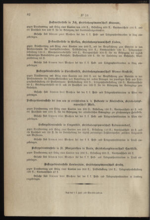 Post- und Telegraphen-Verordnungsblatt für das Verwaltungsgebiet des K.-K. Handelsministeriums 18980217 Seite: 4