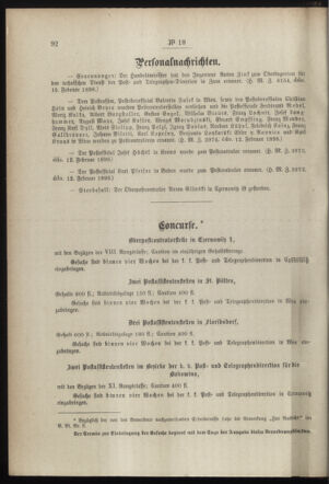 Post- und Telegraphen-Verordnungsblatt für das Verwaltungsgebiet des K.-K. Handelsministeriums 18980221 Seite: 2