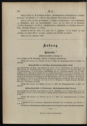 Post- und Telegraphen-Verordnungsblatt für das Verwaltungsgebiet des K.-K. Handelsministeriums 18980228 Seite: 2