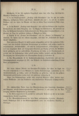 Post- und Telegraphen-Verordnungsblatt für das Verwaltungsgebiet des K.-K. Handelsministeriums 18980308 Seite: 13