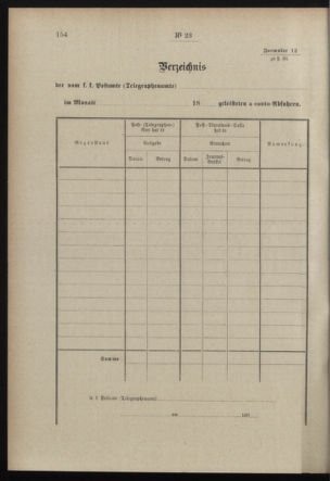 Post- und Telegraphen-Verordnungsblatt für das Verwaltungsgebiet des K.-K. Handelsministeriums 18980308 Seite: 50