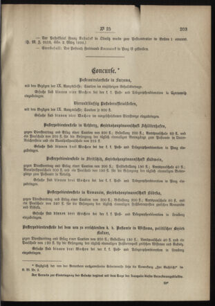 Post- und Telegraphen-Verordnungsblatt für das Verwaltungsgebiet des K.-K. Handelsministeriums 18980311 Seite: 3