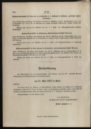 Post- und Telegraphen-Verordnungsblatt für das Verwaltungsgebiet des K.-K. Handelsministeriums 18980311 Seite: 4