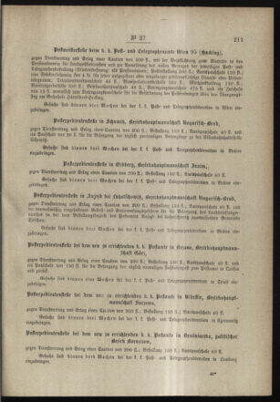 Post- und Telegraphen-Verordnungsblatt für das Verwaltungsgebiet des K.-K. Handelsministeriums 18980318 Seite: 3