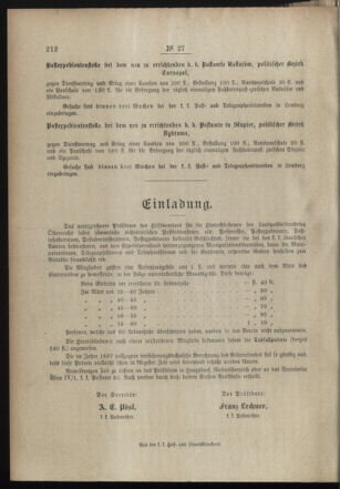 Post- und Telegraphen-Verordnungsblatt für das Verwaltungsgebiet des K.-K. Handelsministeriums 18980318 Seite: 4