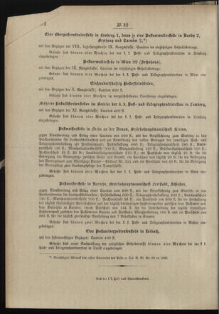 Post- und Telegraphen-Verordnungsblatt für das Verwaltungsgebiet des K.-K. Handelsministeriums 18980329 Seite: 4