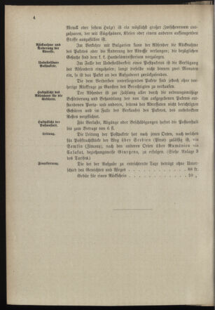 Post- und Telegraphen-Verordnungsblatt für das Verwaltungsgebiet des K.-K. Handelsministeriums 18980404 Seite: 8