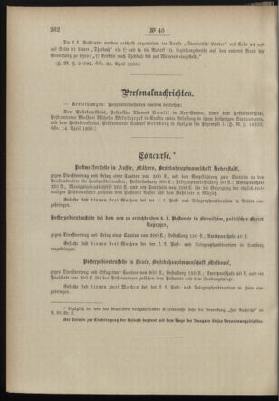 Post- und Telegraphen-Verordnungsblatt für das Verwaltungsgebiet des K.-K. Handelsministeriums 18980427 Seite: 2