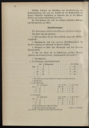 Post- und Telegraphen-Verordnungsblatt für das Verwaltungsgebiet des K.-K. Handelsministeriums 18980509 Seite: 22