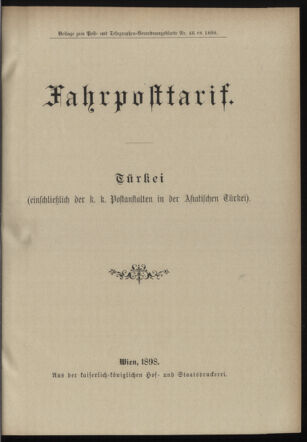 Post- und Telegraphen-Verordnungsblatt für das Verwaltungsgebiet des K.-K. Handelsministeriums 18980509 Seite: 5