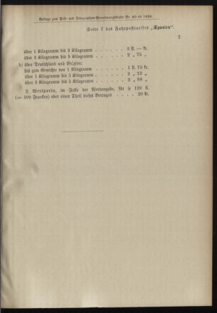 Post- und Telegraphen-Verordnungsblatt für das Verwaltungsgebiet des K.-K. Handelsministeriums 18980624 Seite: 21