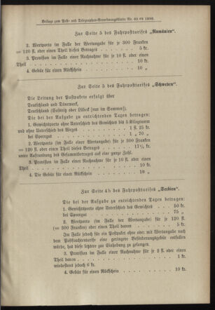 Post- und Telegraphen-Verordnungsblatt für das Verwaltungsgebiet des K.-K. Handelsministeriums 18980624 Seite: 23