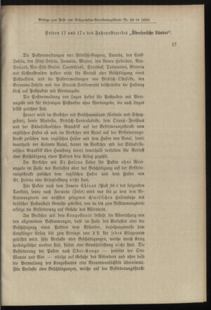 Post- und Telegraphen-Verordnungsblatt für das Verwaltungsgebiet des K.-K. Handelsministeriums 18980706 Seite: 5