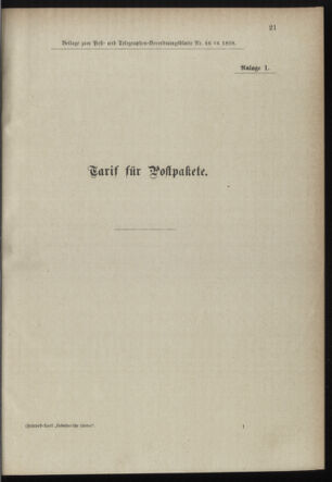 Post- und Telegraphen-Verordnungsblatt für das Verwaltungsgebiet des K.-K. Handelsministeriums 18980706 Seite: 9