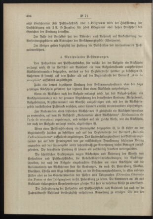 Post- und Telegraphen-Verordnungsblatt für das Verwaltungsgebiet des K.-K. Handelsministeriums 18980718 Seite: 4