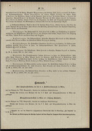 Post- und Telegraphen-Verordnungsblatt für das Verwaltungsgebiet des K.-K. Handelsministeriums 18980730 Seite: 3