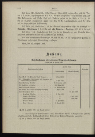 Post- und Telegraphen-Verordnungsblatt für das Verwaltungsgebiet des K.-K. Handelsministeriums 18980829 Seite: 4