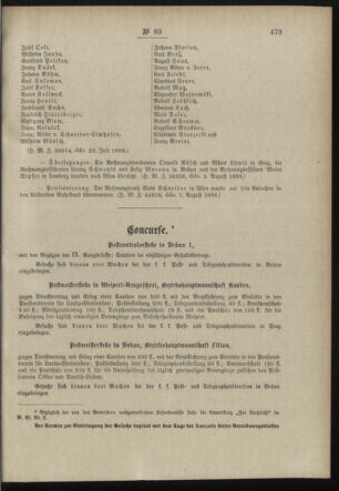 Post- und Telegraphen-Verordnungsblatt für das Verwaltungsgebiet des K.-K. Handelsministeriums 18980829 Seite: 7