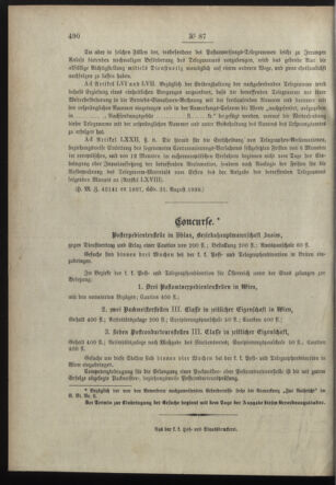 Post- und Telegraphen-Verordnungsblatt für das Verwaltungsgebiet des K.-K. Handelsministeriums 18980906 Seite: 4