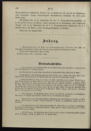 Post- und Telegraphen-Verordnungsblatt für das Verwaltungsgebiet des K.-K. Handelsministeriums 18980912 Seite: 2