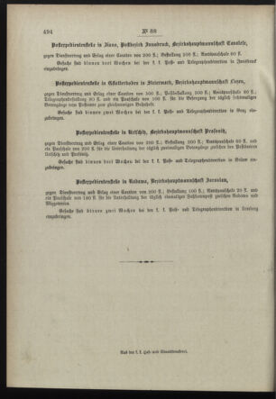 Post- und Telegraphen-Verordnungsblatt für das Verwaltungsgebiet des K.-K. Handelsministeriums 18980912 Seite: 4