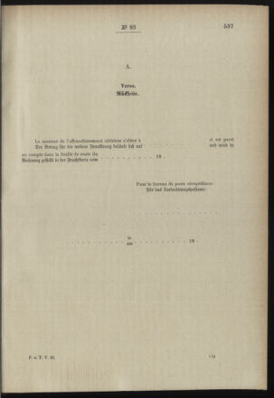 Post- und Telegraphen-Verordnungsblatt für das Verwaltungsgebiet des K.-K. Handelsministeriums 18980928 Seite: 17