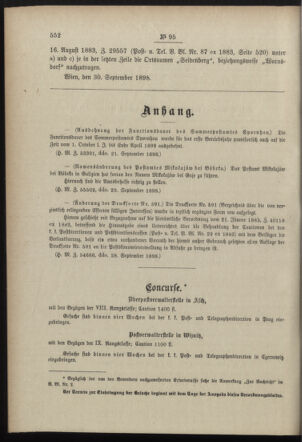 Post- und Telegraphen-Verordnungsblatt für das Verwaltungsgebiet des K.-K. Handelsministeriums 18981003 Seite: 2