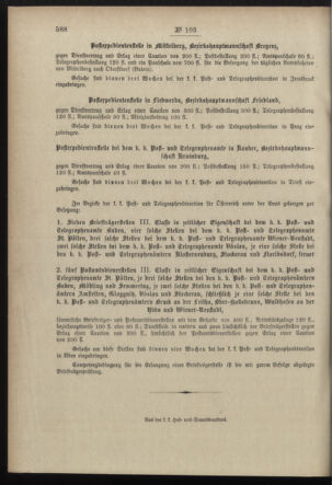 Post- und Telegraphen-Verordnungsblatt für das Verwaltungsgebiet des K.-K. Handelsministeriums 18981027 Seite: 4