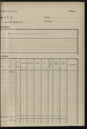 Post- und Telegraphen-Verordnungsblatt für das Verwaltungsgebiet des K.-K. Handelsministeriums 18981118 Seite: 3