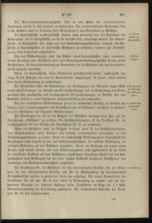 Post- und Telegraphen-Verordnungsblatt für das Verwaltungsgebiet des K.-K. Handelsministeriums 18981214 Seite: 11