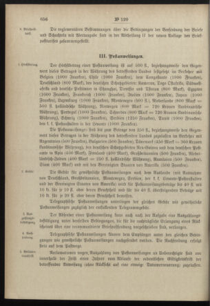 Post- und Telegraphen-Verordnungsblatt für das Verwaltungsgebiet des K.-K. Handelsministeriums 18981214 Seite: 6