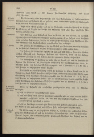 Post- und Telegraphen-Verordnungsblatt für das Verwaltungsgebiet des K.-K. Handelsministeriums 18981214 Seite: 8