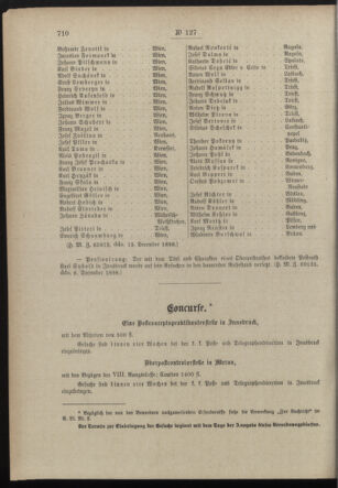 Post- und Telegraphen-Verordnungsblatt für das Verwaltungsgebiet des K.-K. Handelsministeriums 18981229 Seite: 10