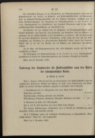 Post- und Telegraphen-Verordnungsblatt für das Verwaltungsgebiet des K.-K. Handelsministeriums 18981229 Seite: 4