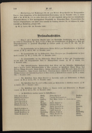 Post- und Telegraphen-Verordnungsblatt für das Verwaltungsgebiet des K.-K. Handelsministeriums 18981229 Seite: 8