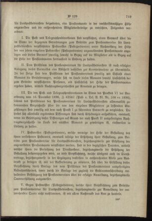 Post- und Telegraphen-Verordnungsblatt für das Verwaltungsgebiet des K.-K. Handelsministeriums 18981230 Seite: 43