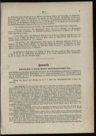 Post- und Telegraphen-Verordnungsblatt für das Verwaltungsgebiet des K.-K. Handelsministeriums 18990107 Seite: 3