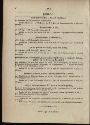 Post- und Telegraphen-Verordnungsblatt für das Verwaltungsgebiet des K.-K. Handelsministeriums 18990110 Seite: 4