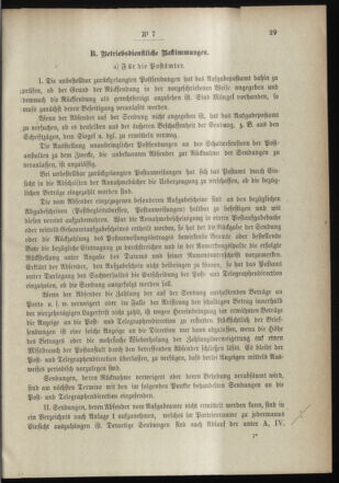 Post- und Telegraphen-Verordnungsblatt für das Verwaltungsgebiet des K.-K. Handelsministeriums 18990125 Seite: 3