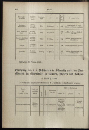 Post- und Telegraphen-Verordnungsblatt für das Verwaltungsgebiet des K.-K. Handelsministeriums 18990308 Seite: 2