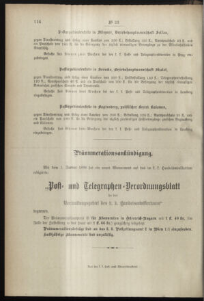 Post- und Telegraphen-Verordnungsblatt für das Verwaltungsgebiet des K.-K. Handelsministeriums 18990308 Seite: 8