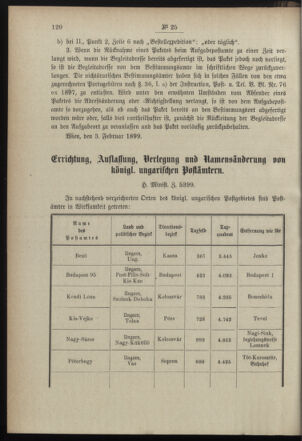 Post- und Telegraphen-Verordnungsblatt für das Verwaltungsgebiet des K.-K. Handelsministeriums 18990311 Seite: 2